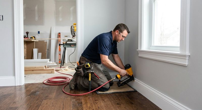 Floor Trim Installation in Kansas City, KS