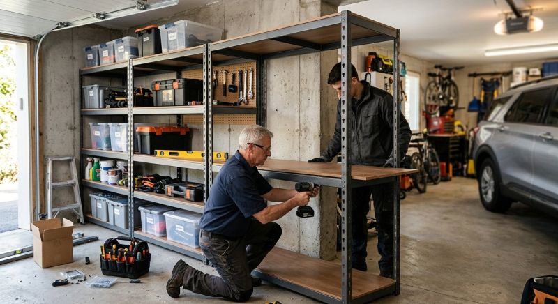 Garage Shelves Installation in Fairfax, VA