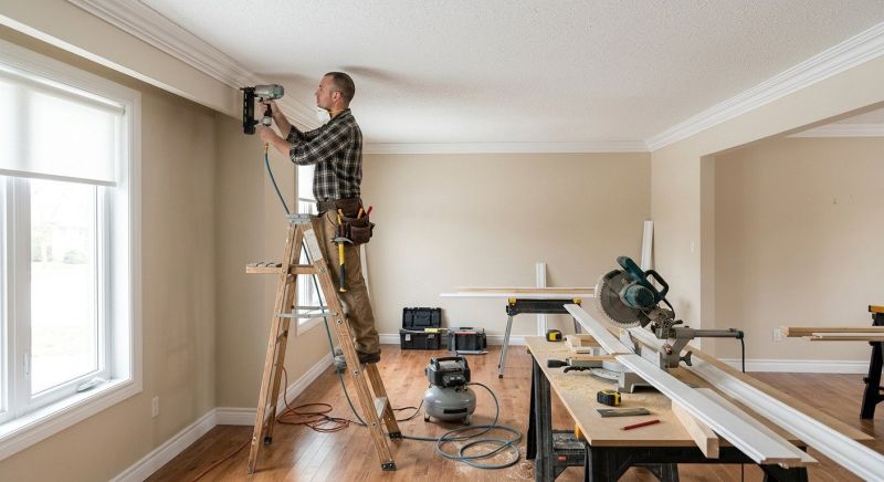 House Molding Installation in Kansas City, KS
