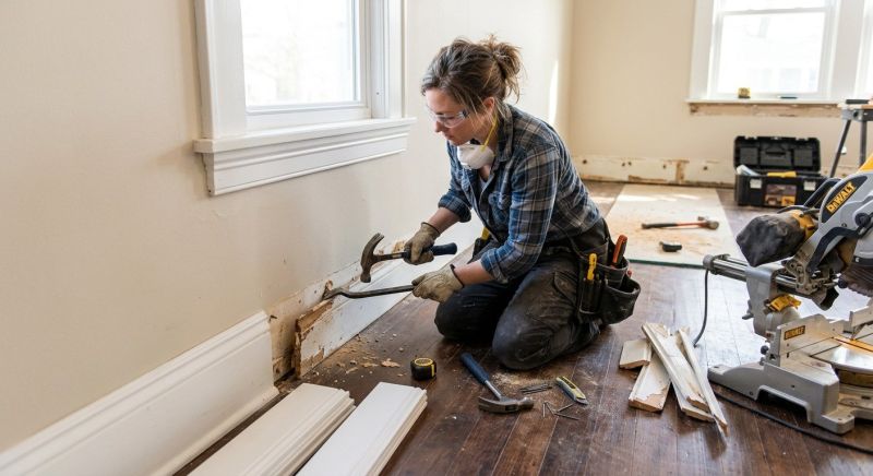 Interior Trim Replacement in Kansas City, KS
