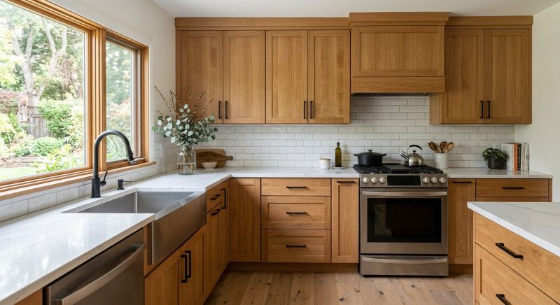 Oak Cabinet Remodeling in Dayton, OH