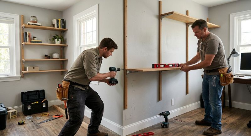 Overhead Shelving Installation in Raleigh, NC
