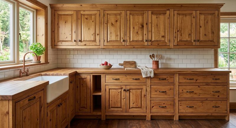 Pine Cabinets Installation in Dayton, OH