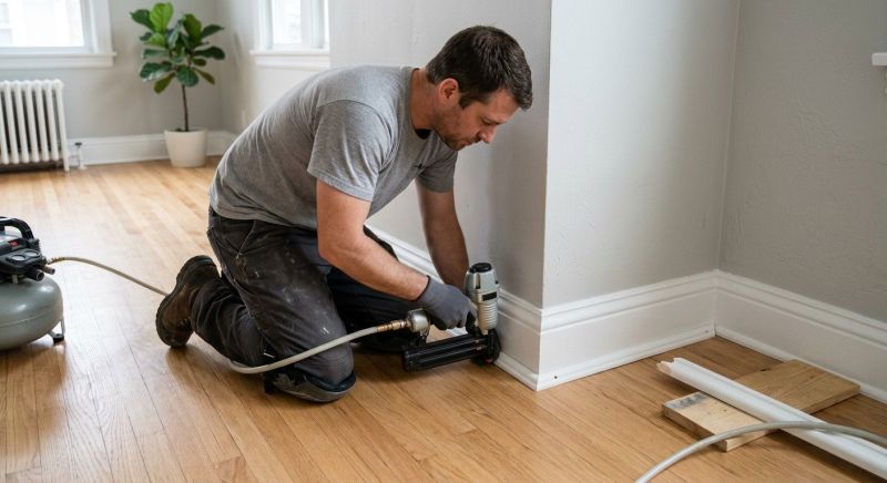 Quarter Round Installation in Wilmington, NC