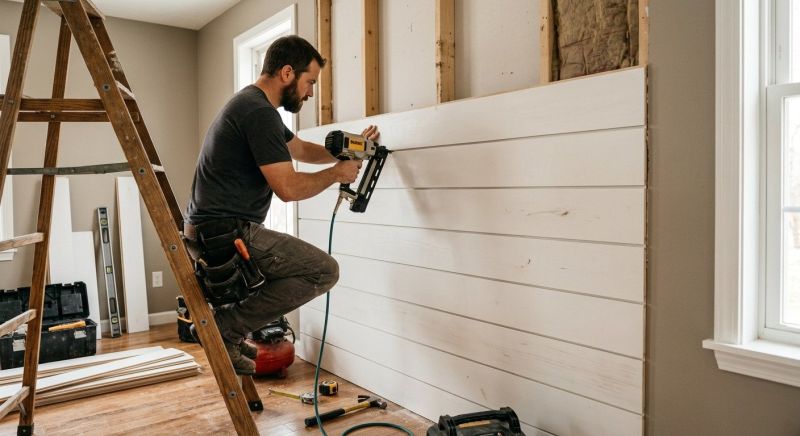 Shiplap Installation in Wilmington, NC