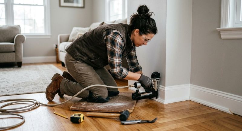 Shoe Molding Installation in Wilmington, NC