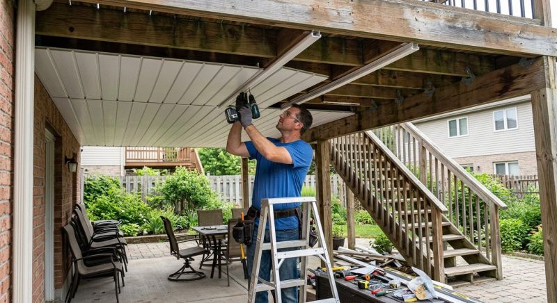 Under Deck Ceiling Repair in Wilmington, NC