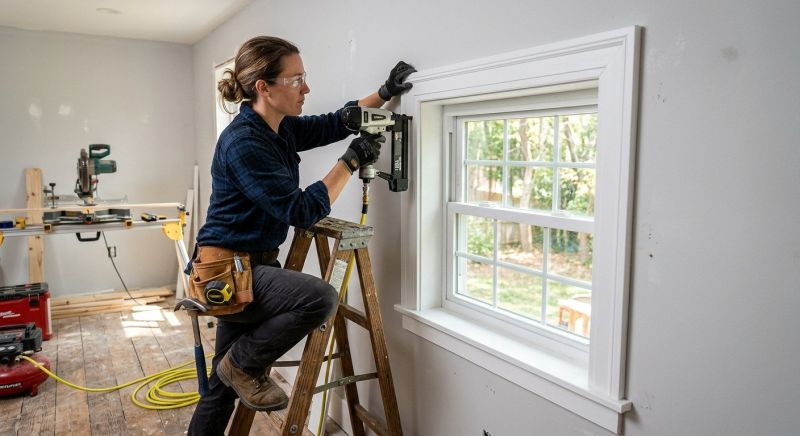 Window Trim Installation in Wilmington, NC