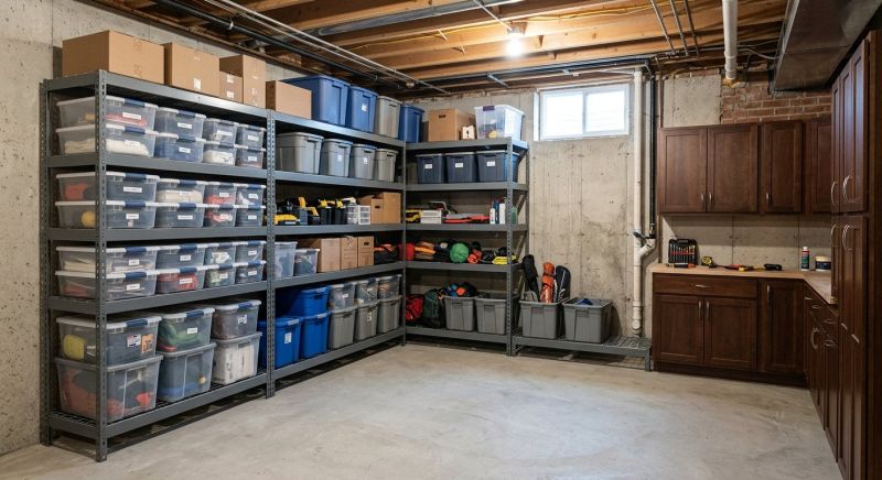 Basement Storage Installation in Charlotte, NC