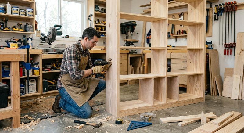 Bookcase Construction in Charlotte, NC
