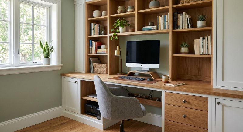 Built In Desk Installation in Raleigh, NC