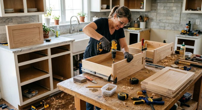 Cabinet Drawer Remodeling in Dayton, OH