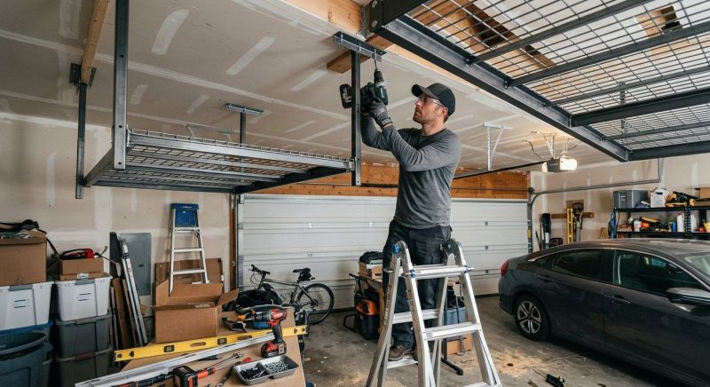 Ceiling Rack Installation in Alexandria, VA