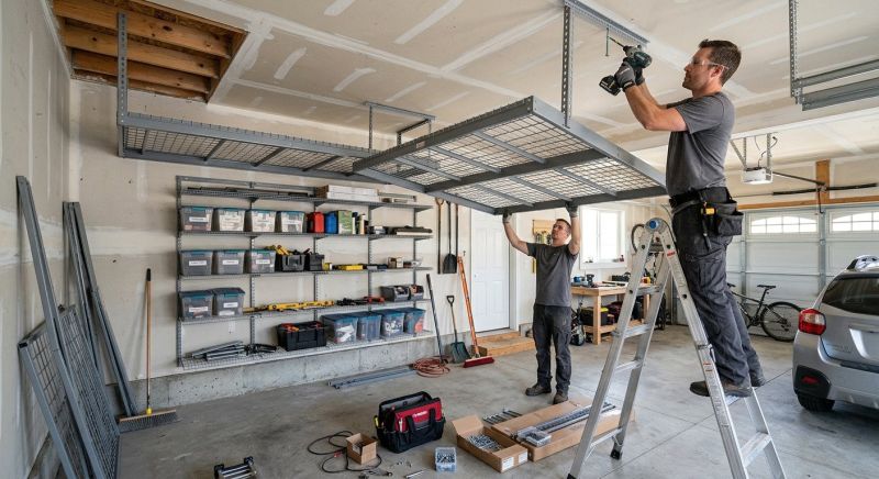 Ceiling Rack Installation in Alexandria, VA