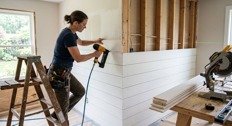 Chair Rail Installation in Kansas City, KS