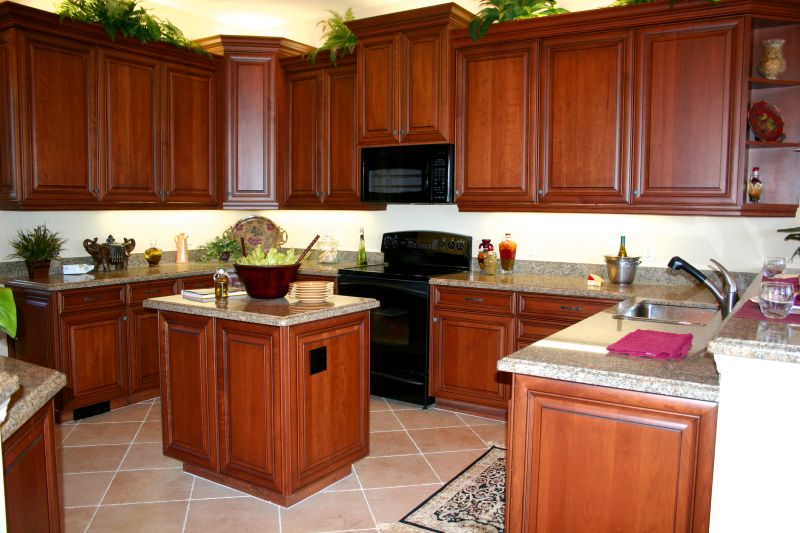 Cherry Cabinet Refacing in Dayton, OH