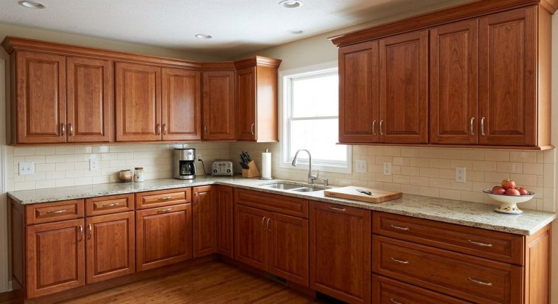 Cherry Cabinet Refacing in Cincinnati, OH