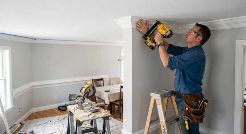 Crown Molding Installation in Wilmington, NC