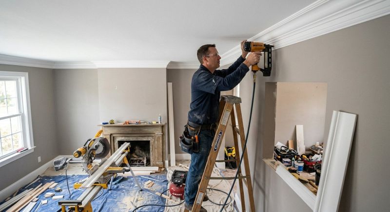 Crown Molding Installation in Wilmington, NC