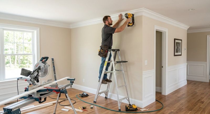 Crown Molding Installation in Wilmington, NC