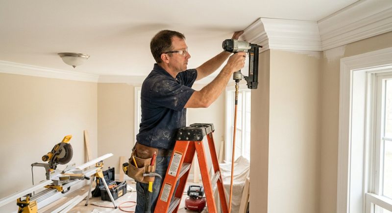 Crown Molding Installation in Wilmington, NC