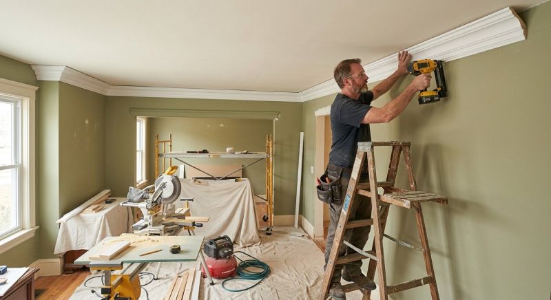 Crown Molding Installation in Kansas City, KS