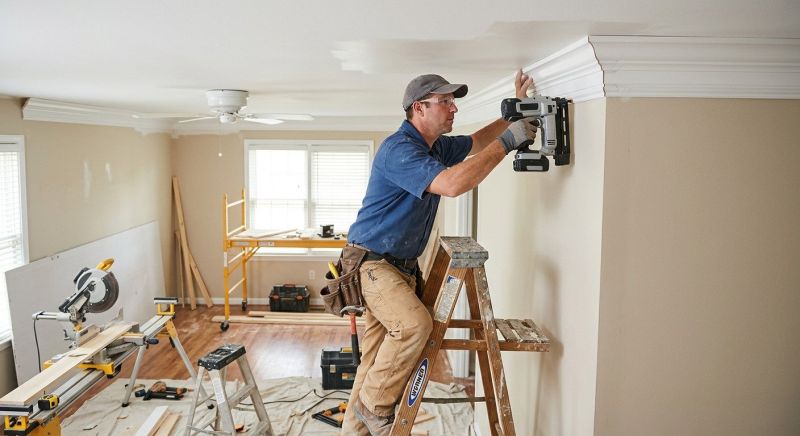 Crown Molding Renovation in Wilmington, NC