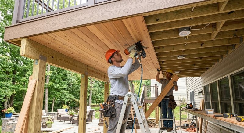 Deck Ceiling Installation in Overland Park, KS