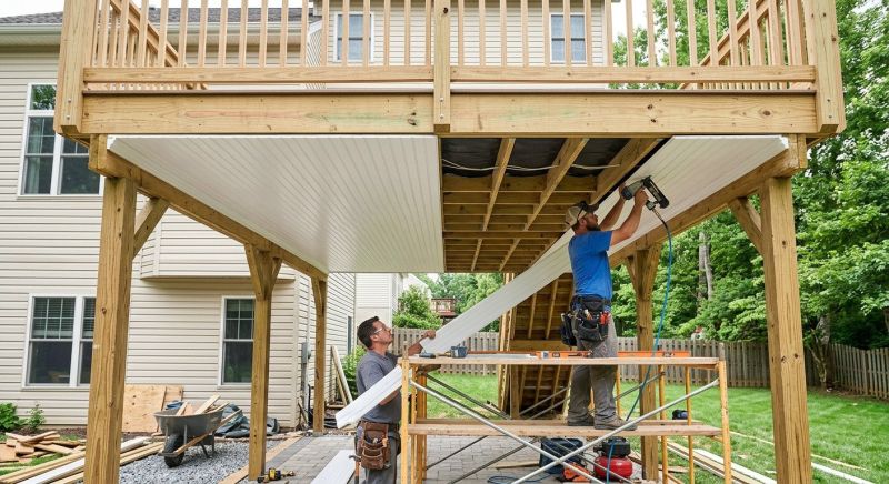 Deck Ceiling Installation in Kansas City, KS