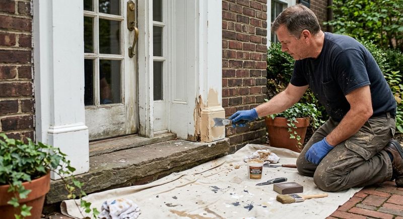 Exterior Door Trim Repair in Overland Park, KS