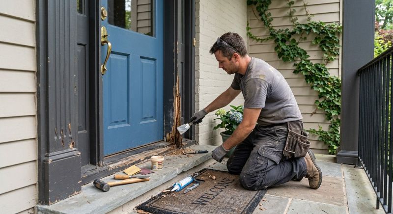 Exterior Door Trim Repair in Alpharetta, GA