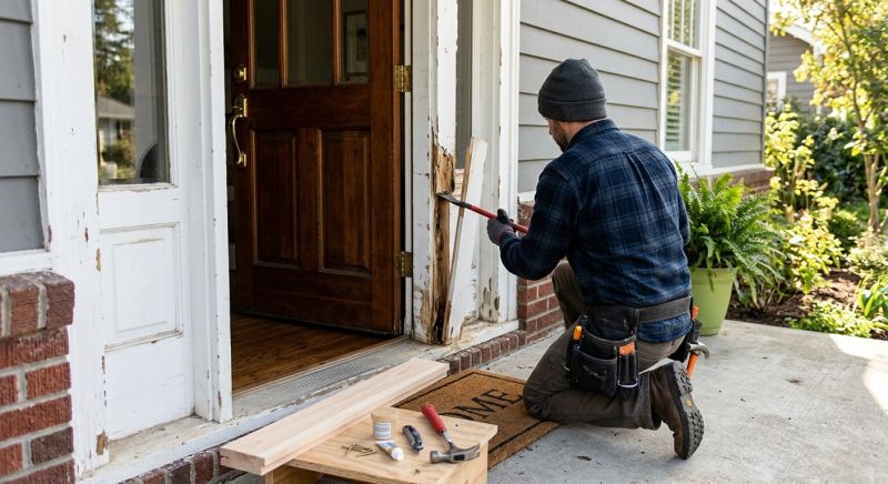 Exterior Door Trim Repair in Wilmington, NC