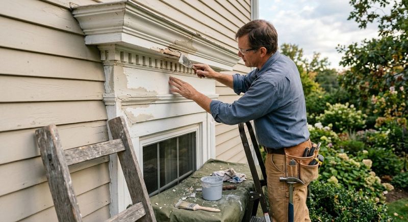 Exterior Molding Repair in Conroe, TX