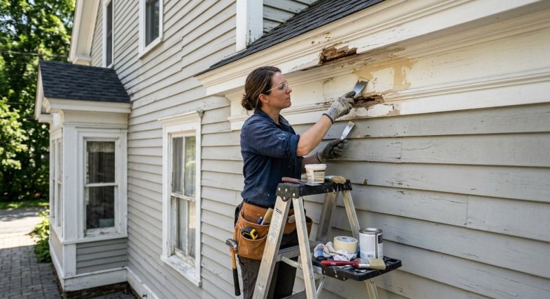 Exterior Window Molding Repair in Conroe, TX