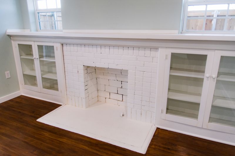 Fireplace Cabinet Installation in Charlotte, NC