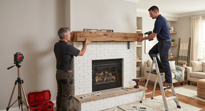 Fireplace Mantel Installation in Kansas City, KS