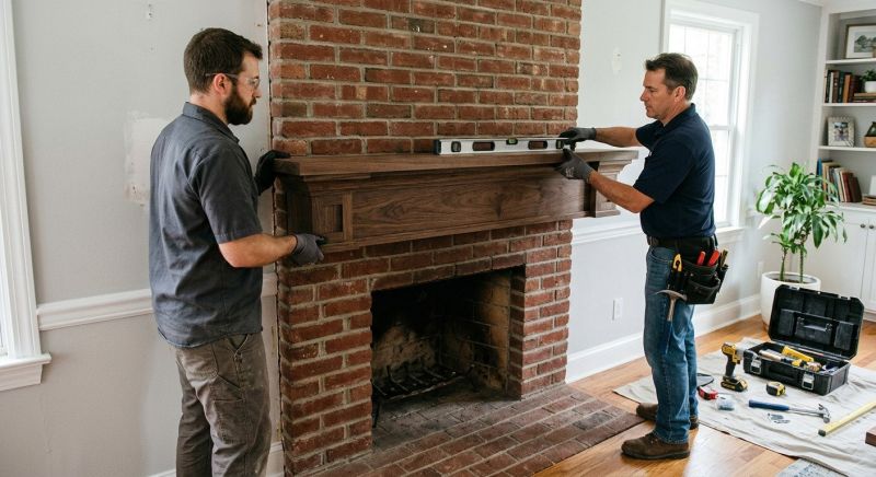 Fireplace Mantel Replacement in Wilmington, NC