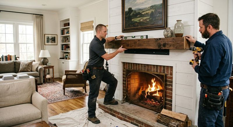 Fireplace Mantel Replacement in Wilmington, NC
