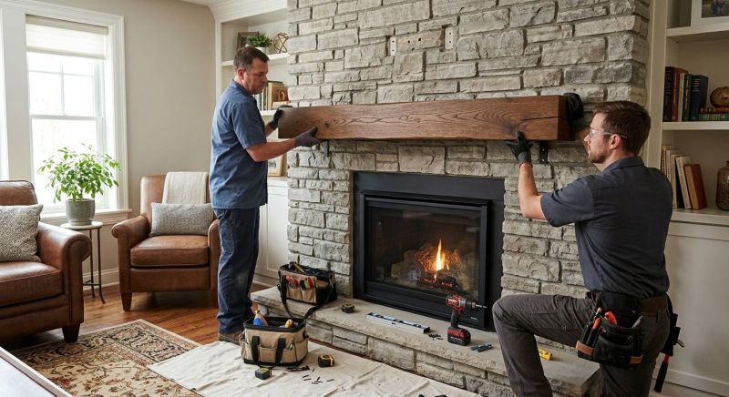 Fireplace Mantel Replacement in Kansas City, KS