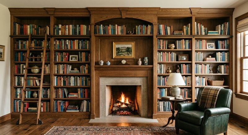 Fireplace Shelves Installation in Charlotte, NC