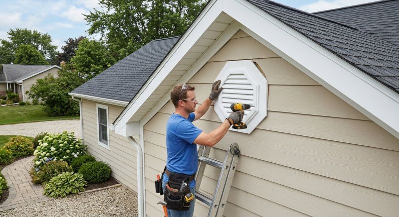 Gable Vent Installation in Conroe, TX