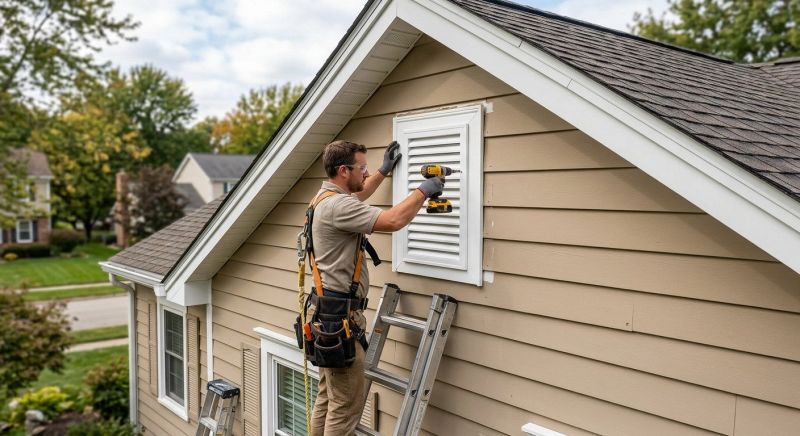 Gable Vent Installation in Overland Park, KS