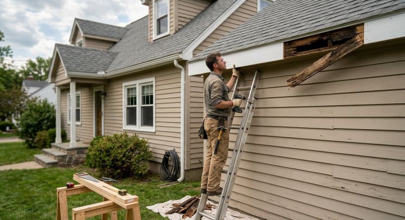 Garage Fascia Repair in Kansas City, KS