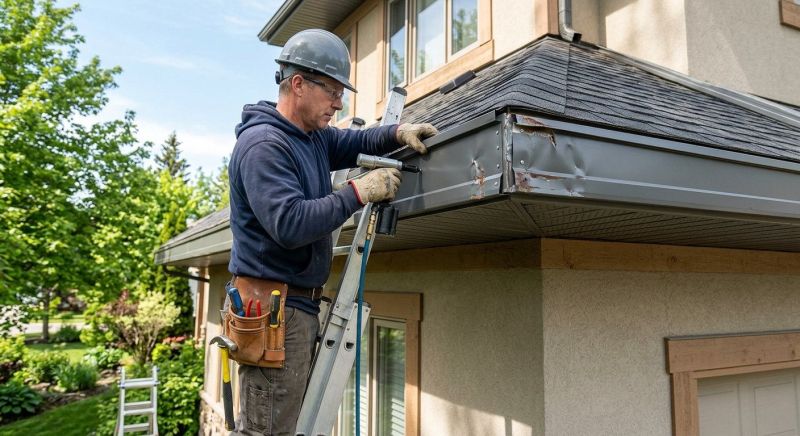 Garage Fascia Repair in Alpharetta, GA