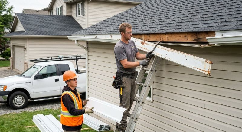 Garage Fascia Replacement in Olathe, KS