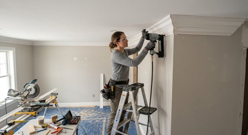 House Molding Installation in Wilmington, NC