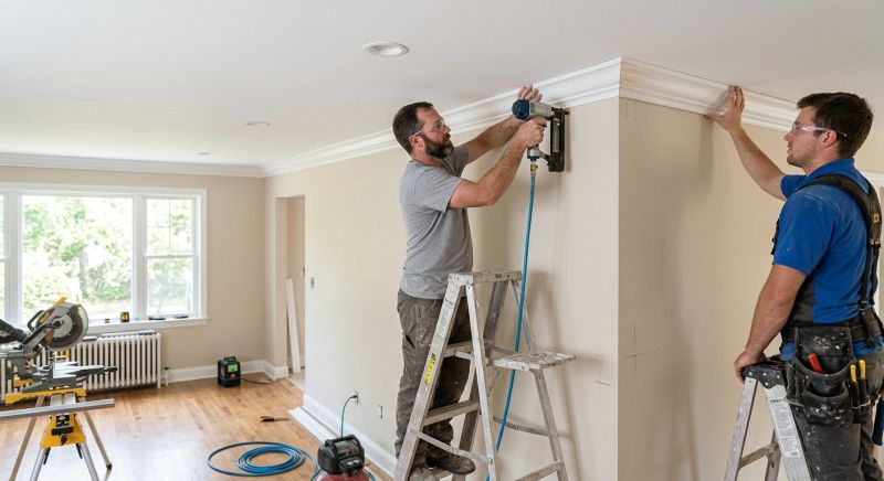 House Molding Installation in Kansas City, KS