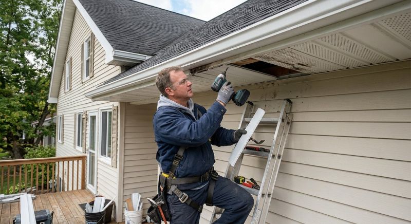 Metal Soffit Repair in Olathe, KS