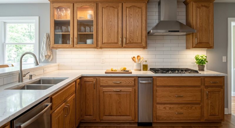 Oak Cabinet Remodeling in Indianapolis, IN