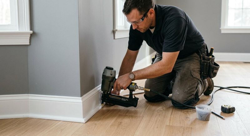 Quarter Round Installation in Wilmington, NC